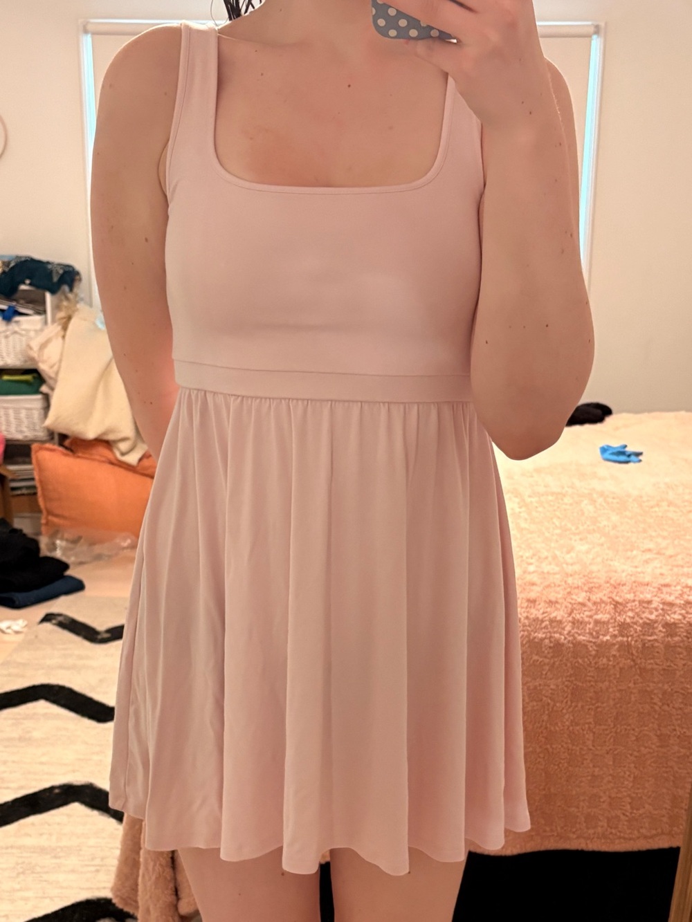 Wilfred Market Mini Dress in Pink
